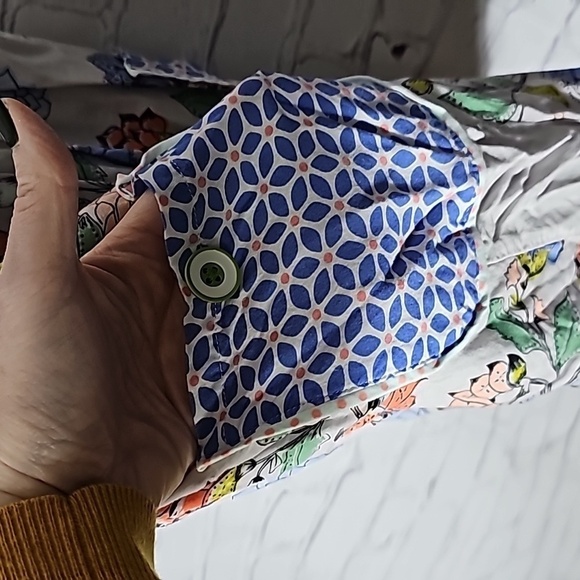 Matilda Jane sz 12 gray floral dress K48 - Picture 6 of 6